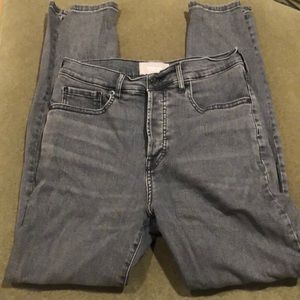 Everlane high rise cigarette jeans 30